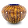 Image 1 : "Small Blatik Sphere" Hand Blown Glass Vase Sculpture, Hand Signed by GartnerBlade Glass.