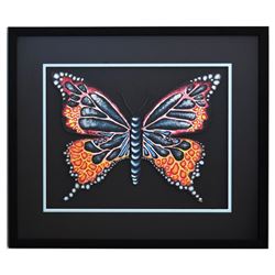 Patricia Govezensky- Original Painting on Laser Cut Steel "Butterfly CCXVI"