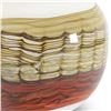 Image 2 : "Small Sage Covered Bowl" Hand Blown Glass Sculpture, Hand Signed by GartnerBlade Glass.