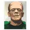 Image 1 : Ringo, "Frankenstein" One-of-a-Kind Hand-Pulled Silkscreen and Mixed Media Painting on Canvas, Hand 