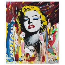 Nastya Rovenskaya- Mixed Media "Marilyn Monroe II"