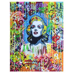 Nastya Rovenskaya- Mixed Media "Blonde Bombshell"