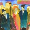 Image 2 : Moshe Leider, Original Watercolor Painting, Hand Signed with Certificate of Authenticity.