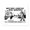 Image 1 : "Wise Quackers, Gun" Numbered Limited Edition Giclee from Warner Bros. with Certificate of Authentic