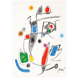 Joan Miro- Lithograph  Maravillas con variaciones acrosticas 10 