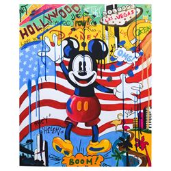 Nastya Rovenskaya- Mixed Media "Back in the U.S.A"