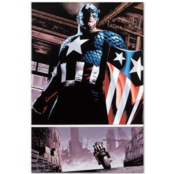 Marvel Comics  The Marvels Project #5  Numbered Limited Edition Giclee on Canvas by Steve Epting wit