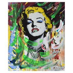 Nastya Rovenskaya- Mixed Media "Marilyn Monroe II"