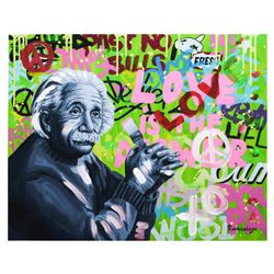 Nastya Rovenskaya- Mixed Media "Love is the Answer"