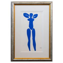 Henri Matisse- Lithograph "Verve - Nu bleu I"