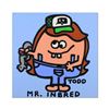Image 1 : Todd Goldman, "Mr Inbred" Original Acrylic Painting on Gallery Wrapped Canvas, Hand Signed with Cert