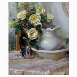 Dan Gerhartz, "French Lace" Limited Edition on Canvas, Numbered and Hand Signed with Letter of Authe