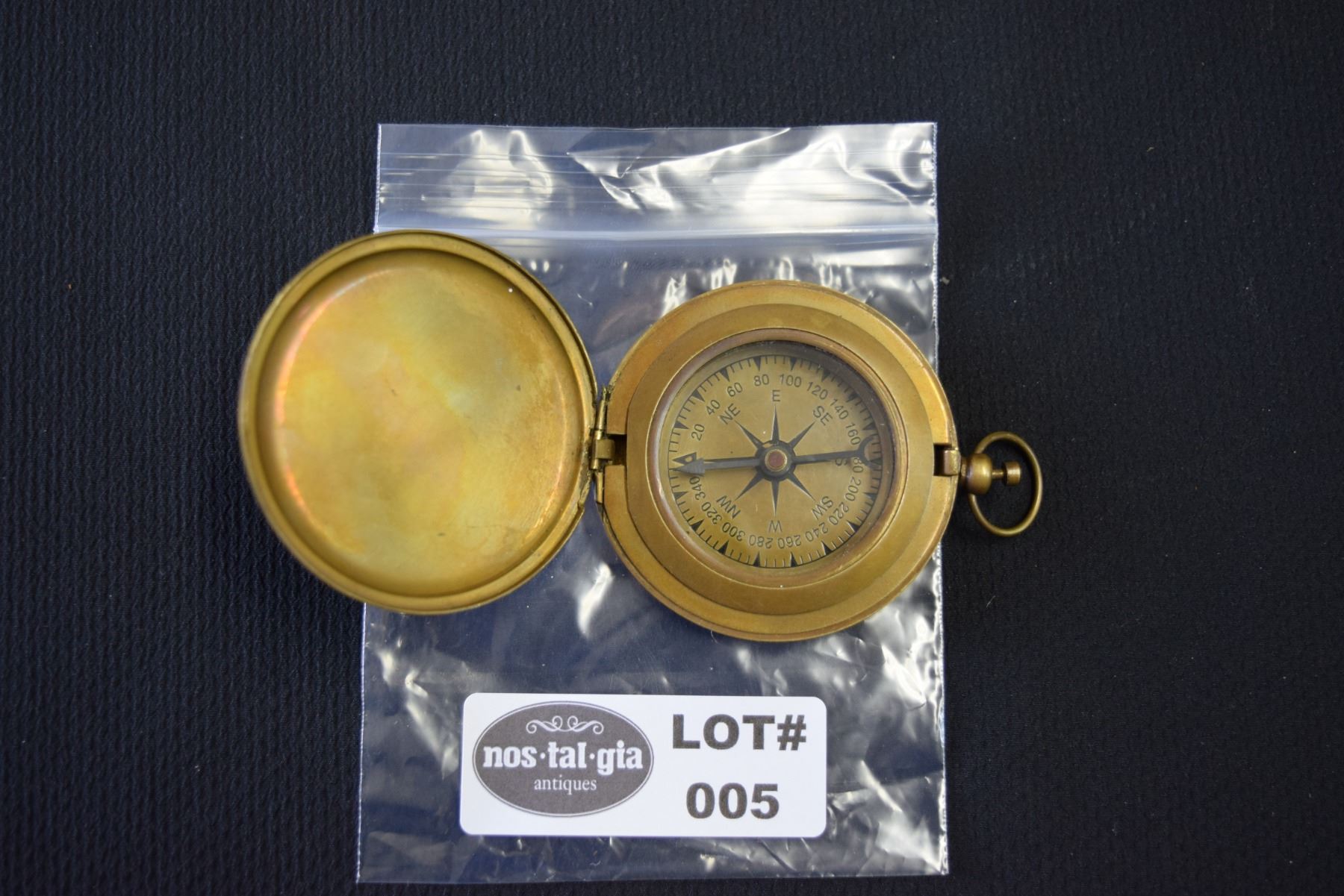 Reproduction Brass Compass