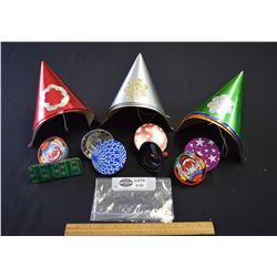 Vintage New Year's Party Hats and Noisemakers