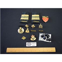 Assorted Military Lot-Canadian and S African