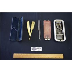 Lot of Three (3) Vintage Shaving Items