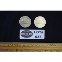 Lot of Two (2) Voyageur Dollar Coins