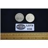 Image 1 : Lot of Two (2) Voyageur Dollar Coins