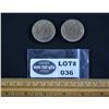 Image 2 : Lot of Two (2) Voyageur Dollar Coins
