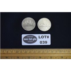 Lot of Two (2) Voyageur Dollar Coins
