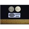 Image 1 : Lot of Two (2) Voyageur Dollar Coins