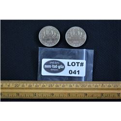 Lot of Two (2) Voyageur Dollar Coins