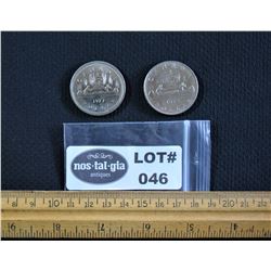 Lot of Two (2) Voyageur Dollar Coins