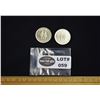 Image 1 : Lot of Two (2) 1970's Canadian Trade Dollar Coins