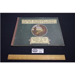 1932 Colour Repros of 10 Famous Paintings Booklet