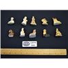 Image 1 : Lot of Ten (10) Vintage Wade Figurines Made In England