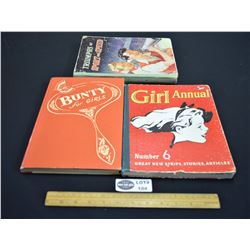Lot of Three (3) Vintage British Girls and Boys Books