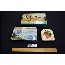 Lot of Three (3) Vintage Tins