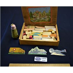 Lot of Vintage Wooden Toys