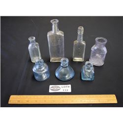 Lot of Seven (7) Vintage Bottles