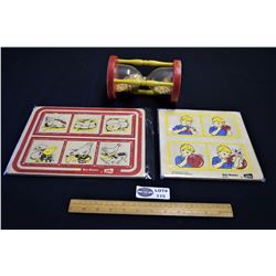 Lot of Three (3) Vintage Wooden Toys
