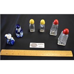 Lot of Three (3) Salt and Pepper Shaker Sets