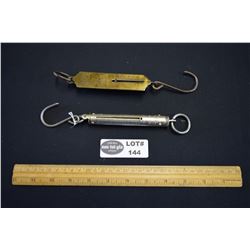 Lot of 2 Vinage Spring Scales