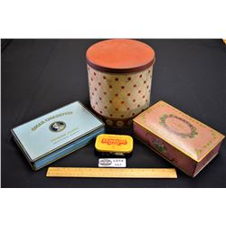 Lot of Vintage Tins