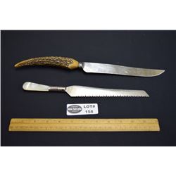 Lot of 2 Vintage Kitchen Knives