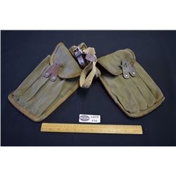 Lot of 2 Yugoslavian PPSH41 Stick Mag Pouches