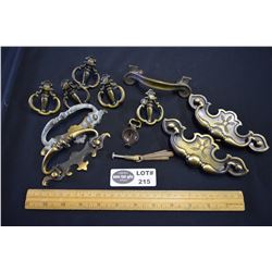 Lot of Vintage Metal Drawer Pulls