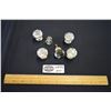 Image 1 : Lot of Vintage and Repro Glass Cabinet Door Handles