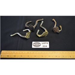 Lot of Assorted Antique Coat Hooks