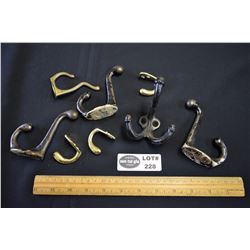 Lot of Assorted Antique Coat Hooks