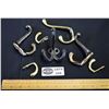 Image 1 : Lot of Assorted Antique and Modern Coat Hooks