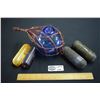 Image 1 : Lot of Vintage Fishing Floats and Float Bank in Net