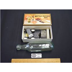 Vintage Ephrem's OldeTime Bottle Cutter and Bottle