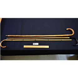 Lot of 3 Vintage Canes