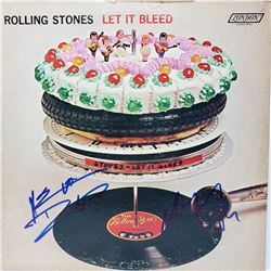 Signed The Rolling Stones, Let It Bleed Album Cover