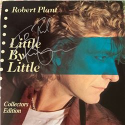 Signed Robert Plant Little by Little Album Cover